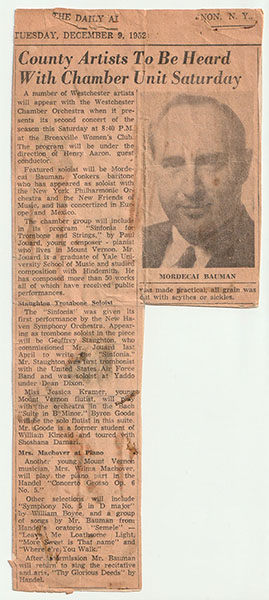 westchester chamber orch concert