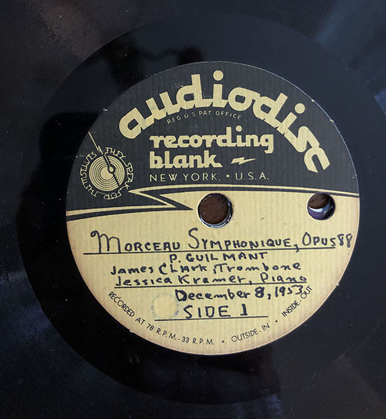 78rpm record label