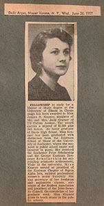 newpaper article: headed to graduate school