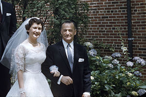 Wedding day w flowers