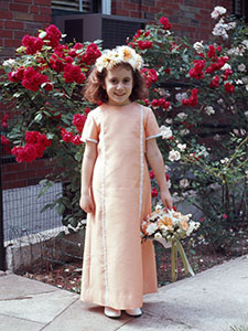 1968 Rachel as flower girl