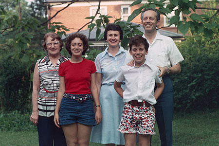 1976 in back yard with Belle