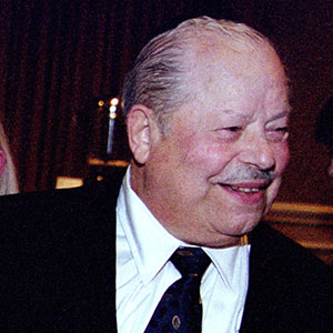 Rabbi Magence at display case