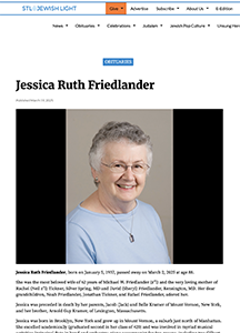 Jewish Light obit