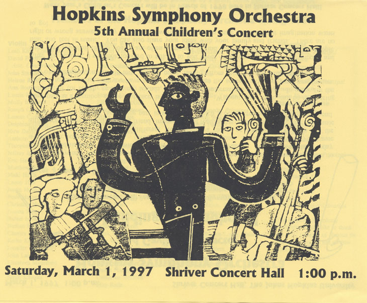 1996-97 children's concert program