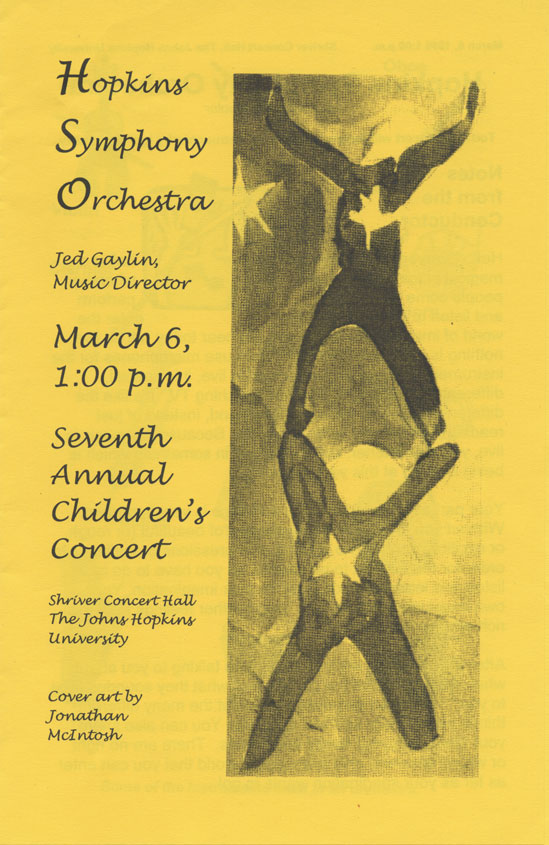 1998-99 children's concert program