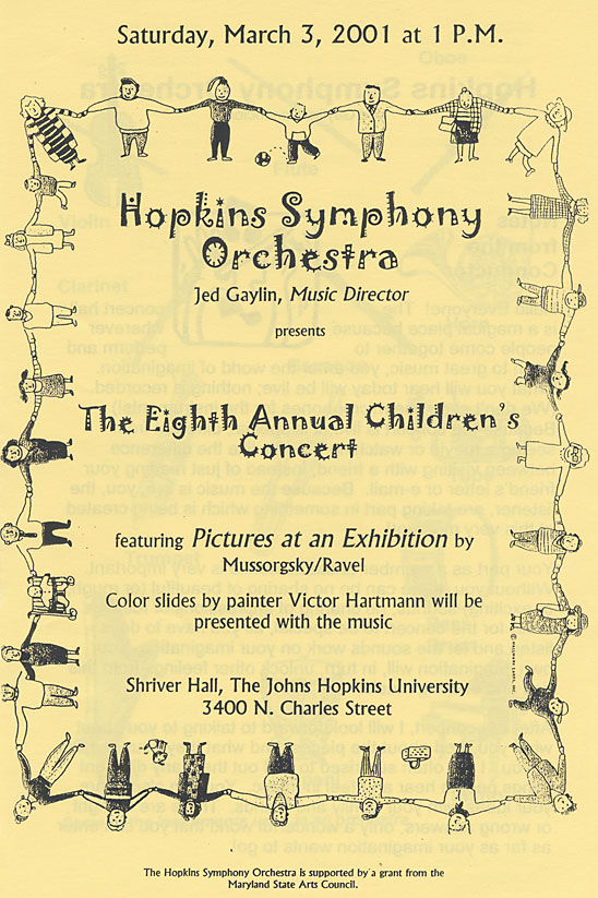 2000-01 children's concert program