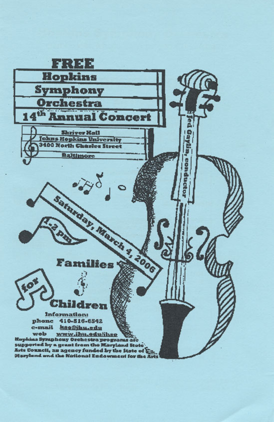 2005-06 children's concert program