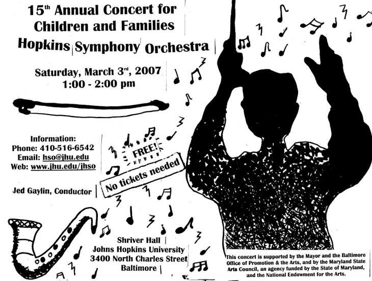 2006-07 children's concert program