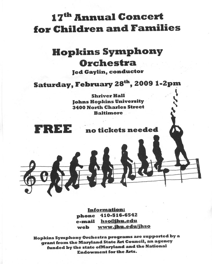 2008-09 children's concert program