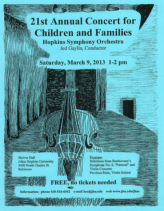 2012-2013 children's concert poster