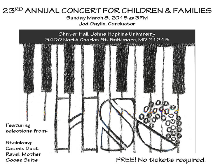 2014-2015 children's concert poster