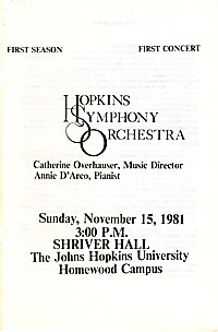 1981-82 concert program