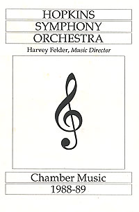 1988-1989 chamber music concert program