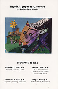 1994-95 concert program