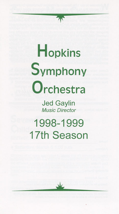 1998-99 season brochure