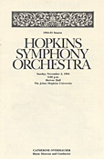 1984-85 concert program cover