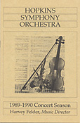 1989-90 concert program cover