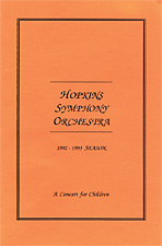 1992 Children's concert poster