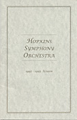 1992-93 concert program cover