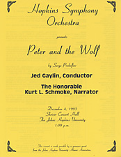 1993 Children's concert poster