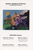 1994-95 concert program cover