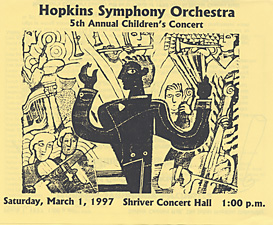 1997 Children's concert poster