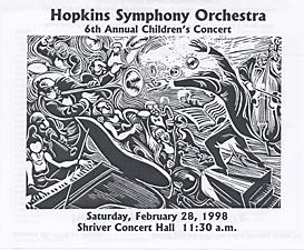 1998 Children's concert poster