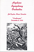 1999-2000 concert program cover