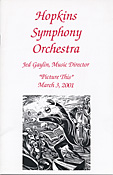 2000-01 concert program cover