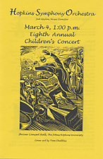 2000 Children's concert poster