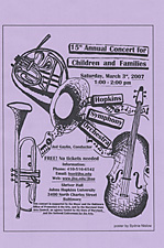 2007 Children's concert poster