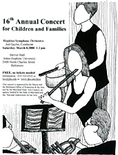 2008 Children's concert poster