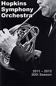 2011-12 concert program cover