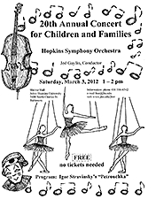 2012 Children's concert poster