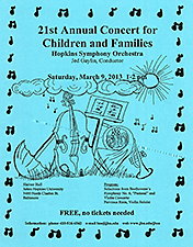 2013 Children's concert poster