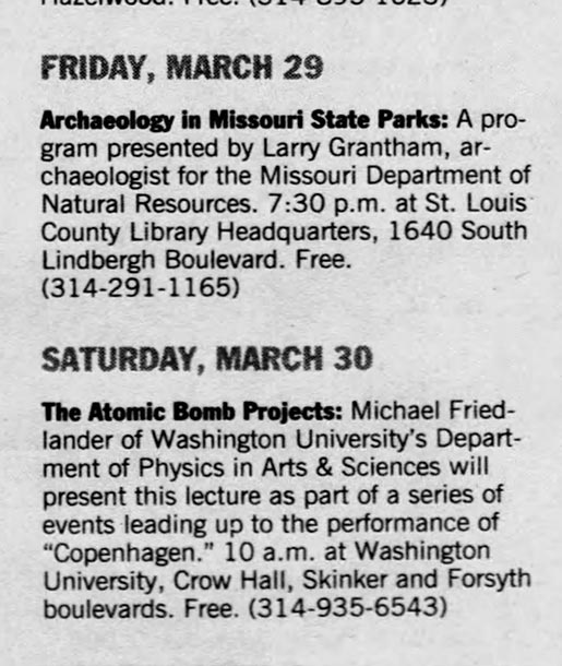 2002 talk: Atom Bomb Projects