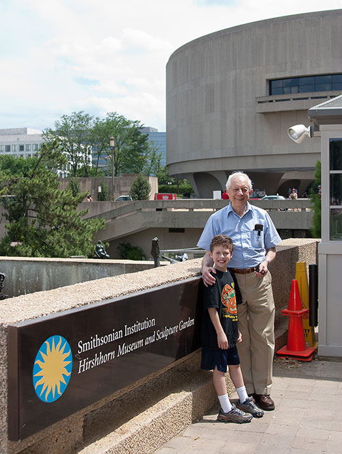 Michael and Rafael at Hirshhorn