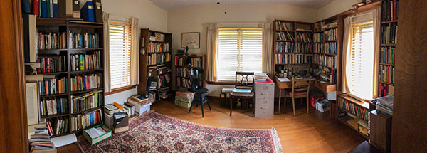 Michael's study looking south