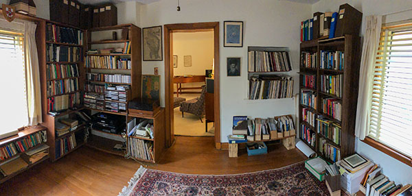 Michael's study looking north