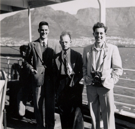 on ship in Cape Town harbor