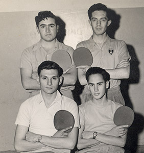 table tennis quartet
