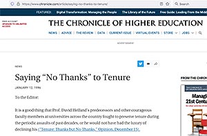 1996 Chronicle - tenure