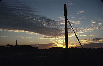 1979 Cahokia woodhenge sunrise