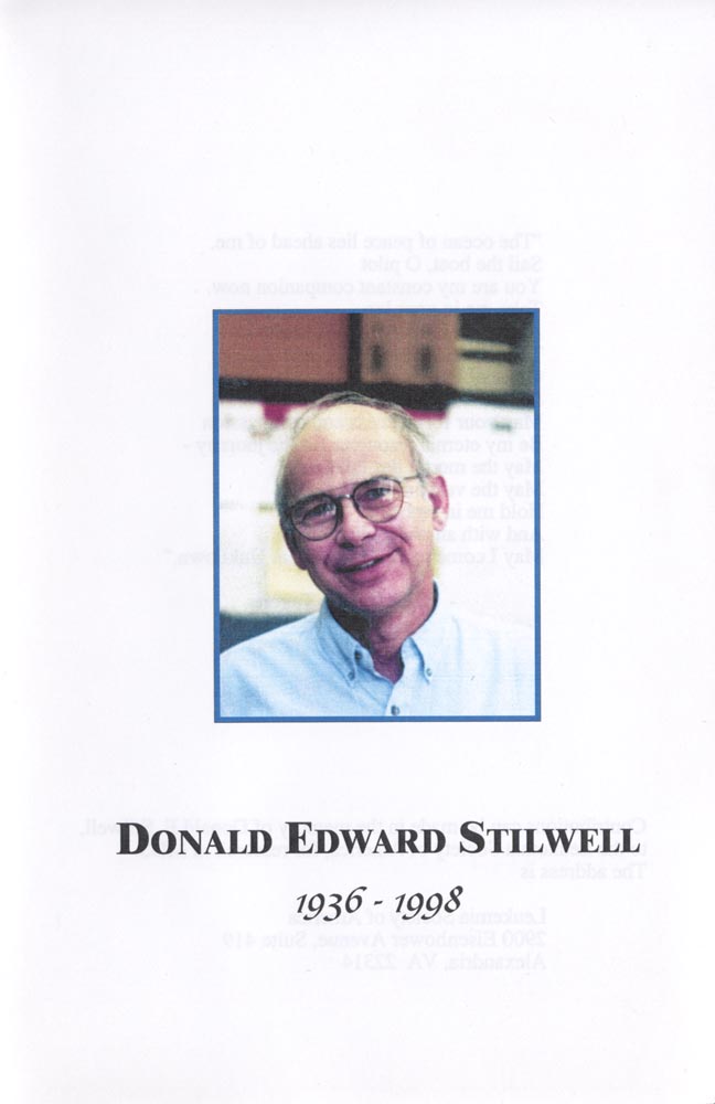 Don Stilwell memorial service cover