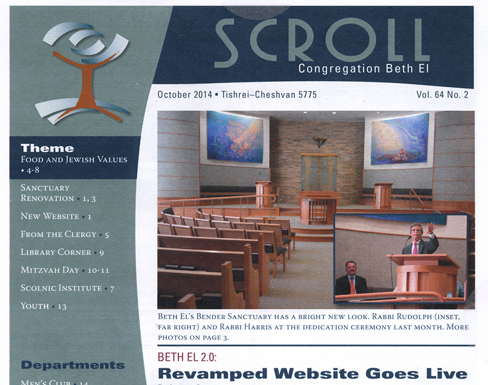 Oct 2014 Scroll front page