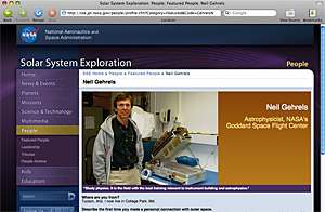 Gehrels JPL web site