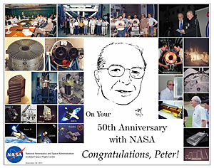 Peter Serlemitsos 50 years poster